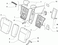 70613/01 REAR SEAT