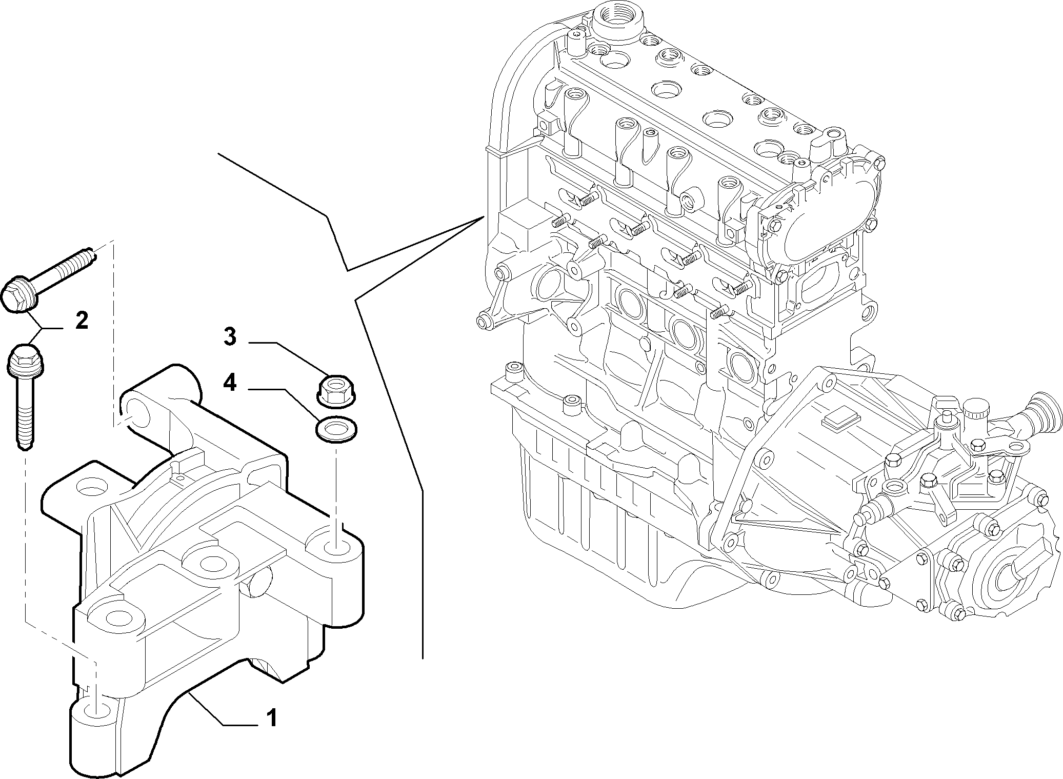 10002-010 ENGINE INLET SCREW ANCHOR AND TENSION ROD SUSPENSION