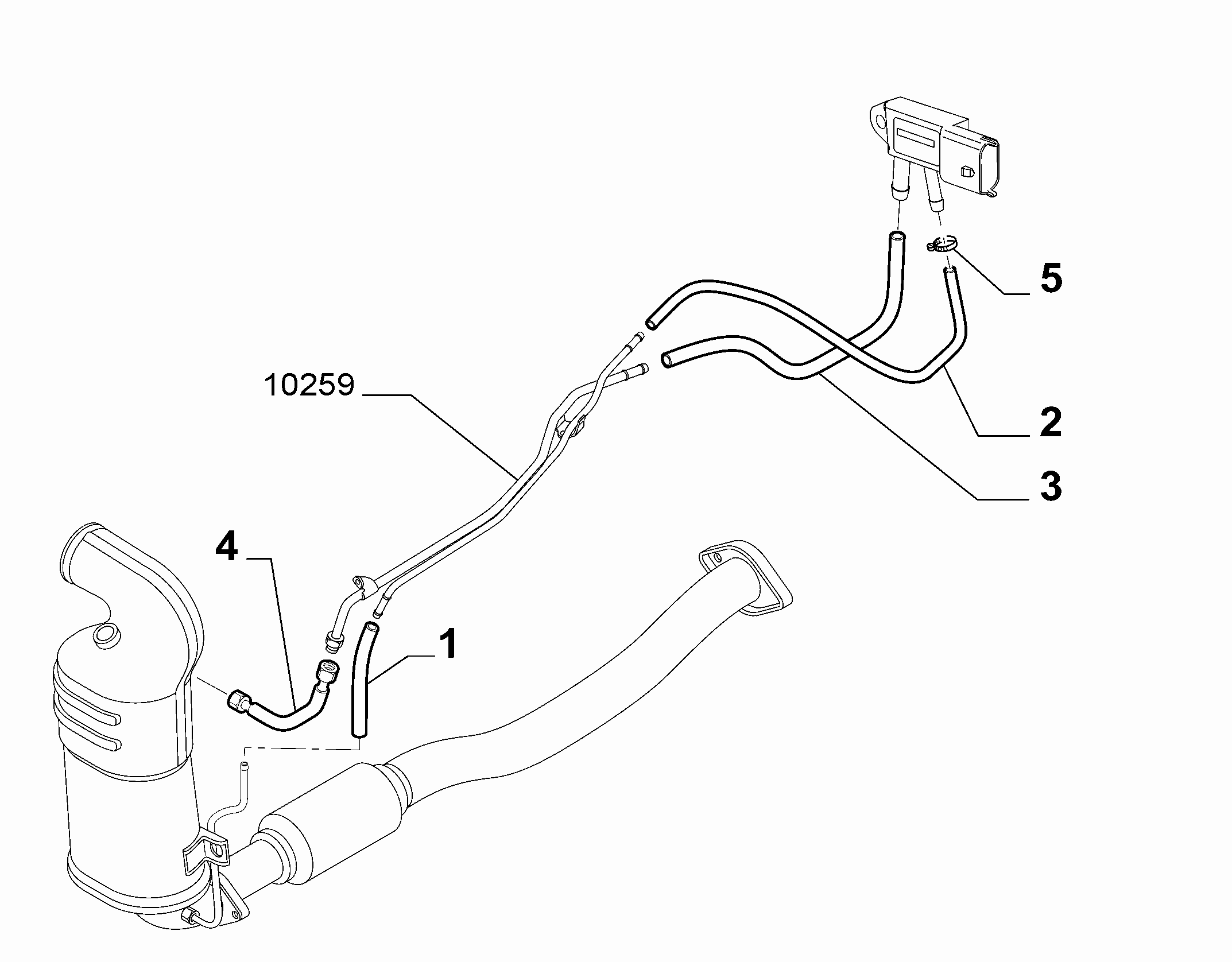 10260-020 PRESSURE SENSOR PIPING