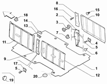 70521-013 CARGO AREA PROTECTION PANNELS