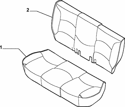70615/01 REAR SEAT LINING