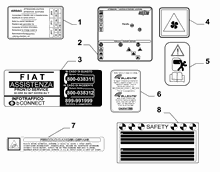 70750-010 ПРЕДУПР. ТАБЛИЧКИ И ИНСТРУКЦИИ 