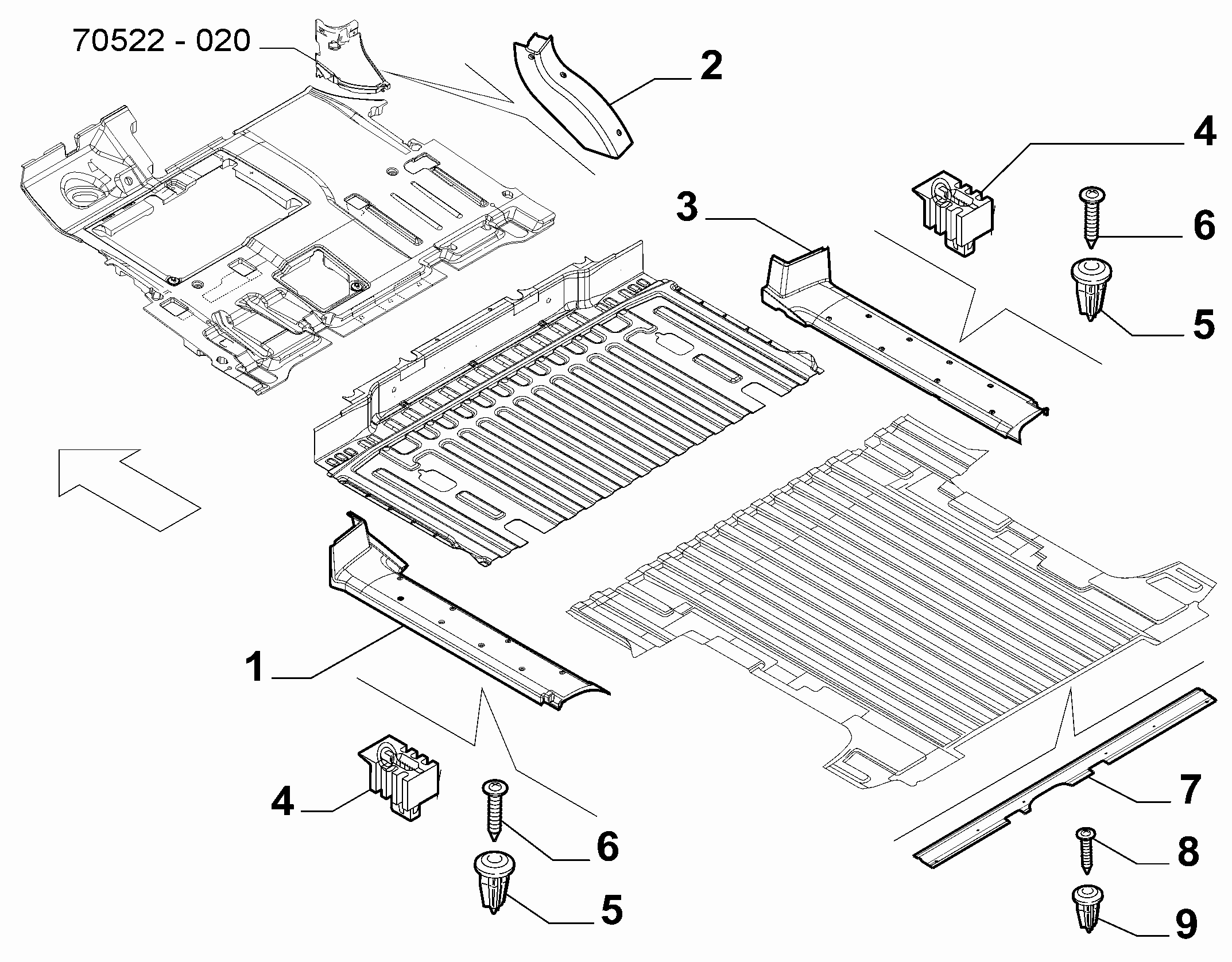 70523-050 SILL BOARD
