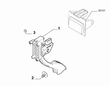 10222-010 ACCELERATOR PEDAL COMMAND