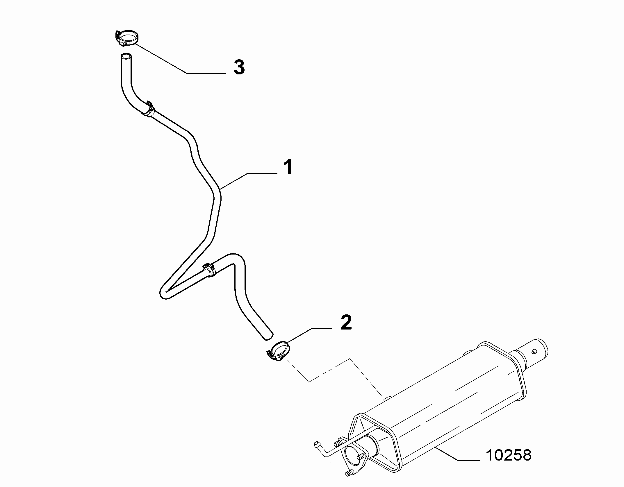 10260-020 PRESSURE SENSOR PIPING