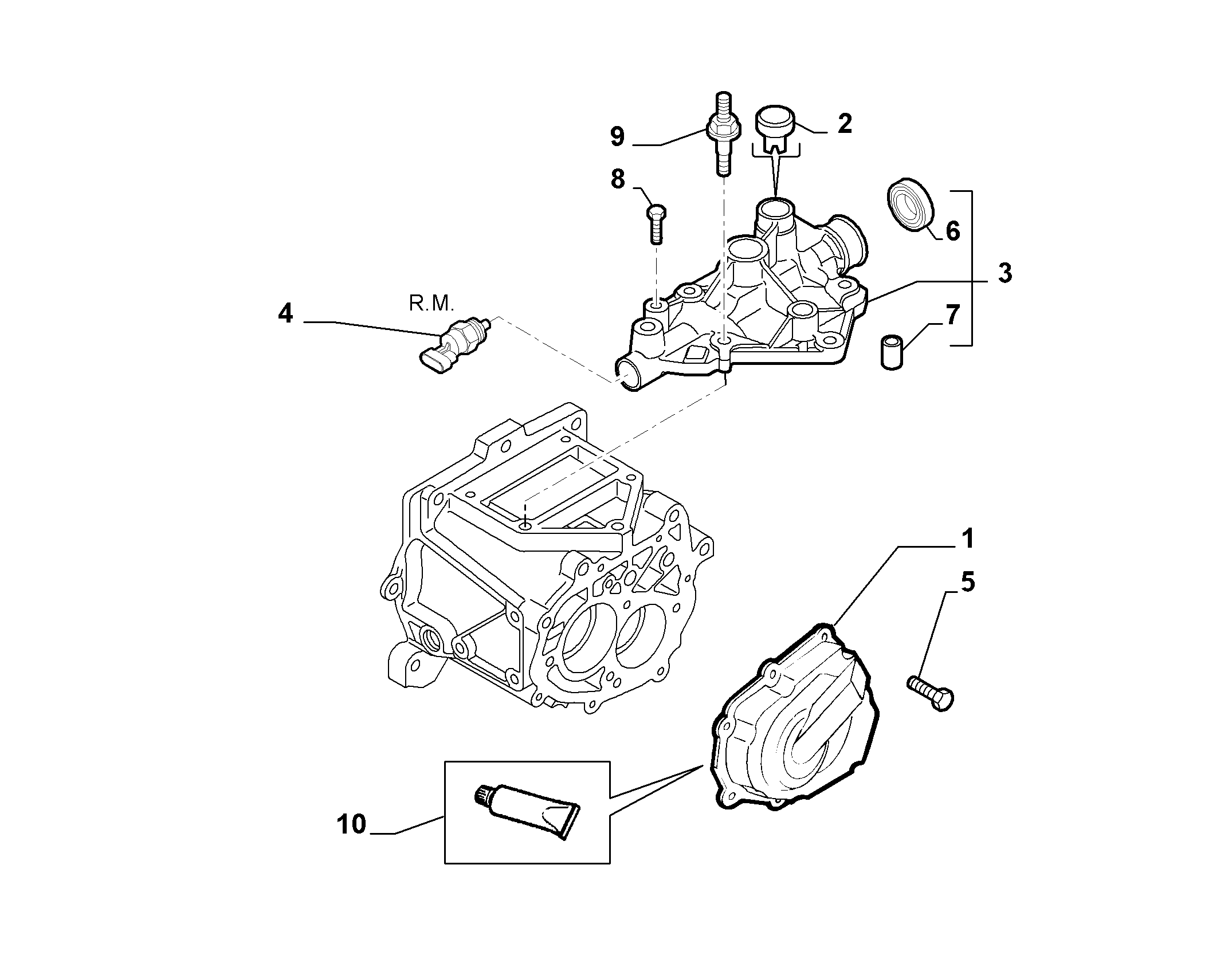 21207-020 GEAR BOX COVERS