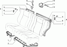 70613/01 REAR SEAT