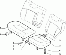 70613/03 REAR SEAT