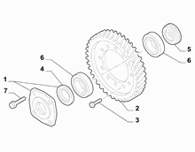 21220-010 GEARING AND HALF CRANKSHAFT