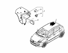 70523-040 INNER REAR PILLAR AND QUARTER GLASS TRIMS
