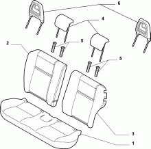 70615/05 REAR SEAT LINING