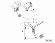 51817105 ПЕДАЛЬНЫЙ МЕХАНИЗМ