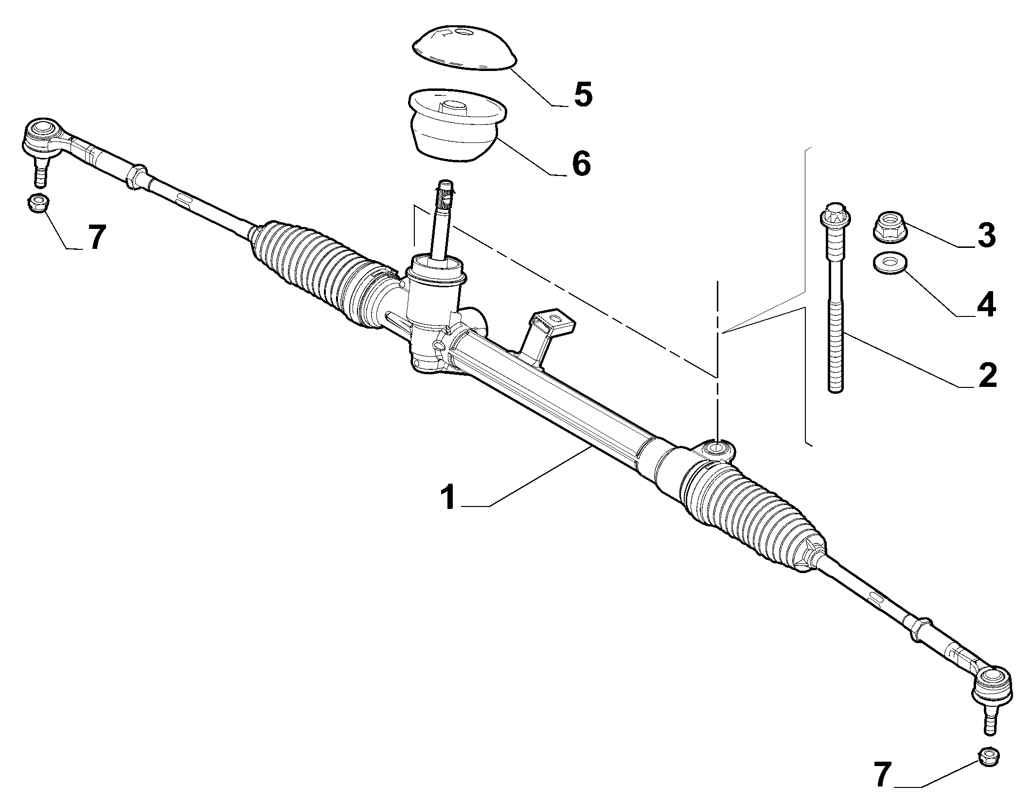 41201-030 STEERING BOX