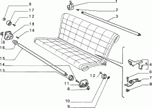 70613/00 REAR SEAT