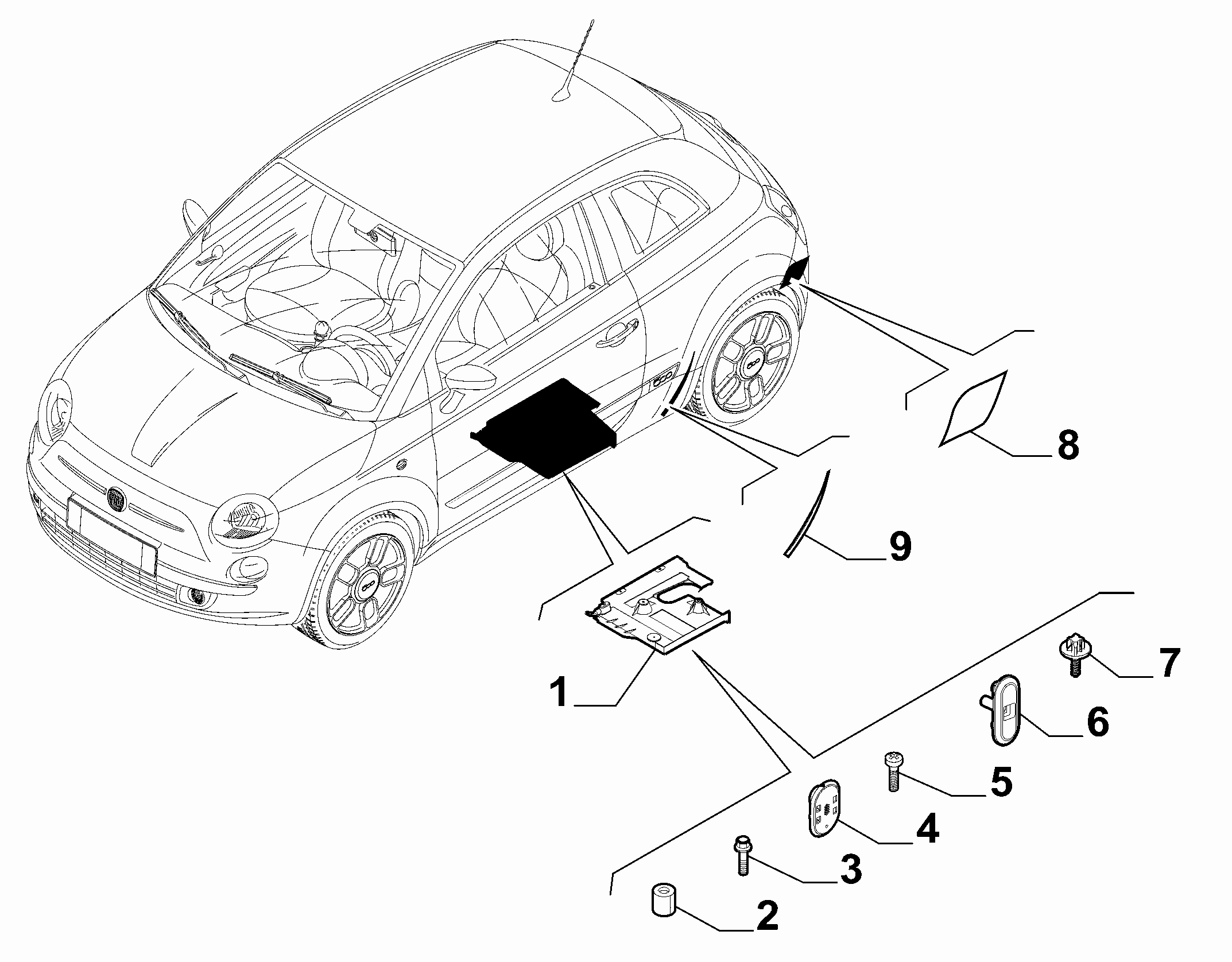 70723-020 AERODYNAMIC GUARDS