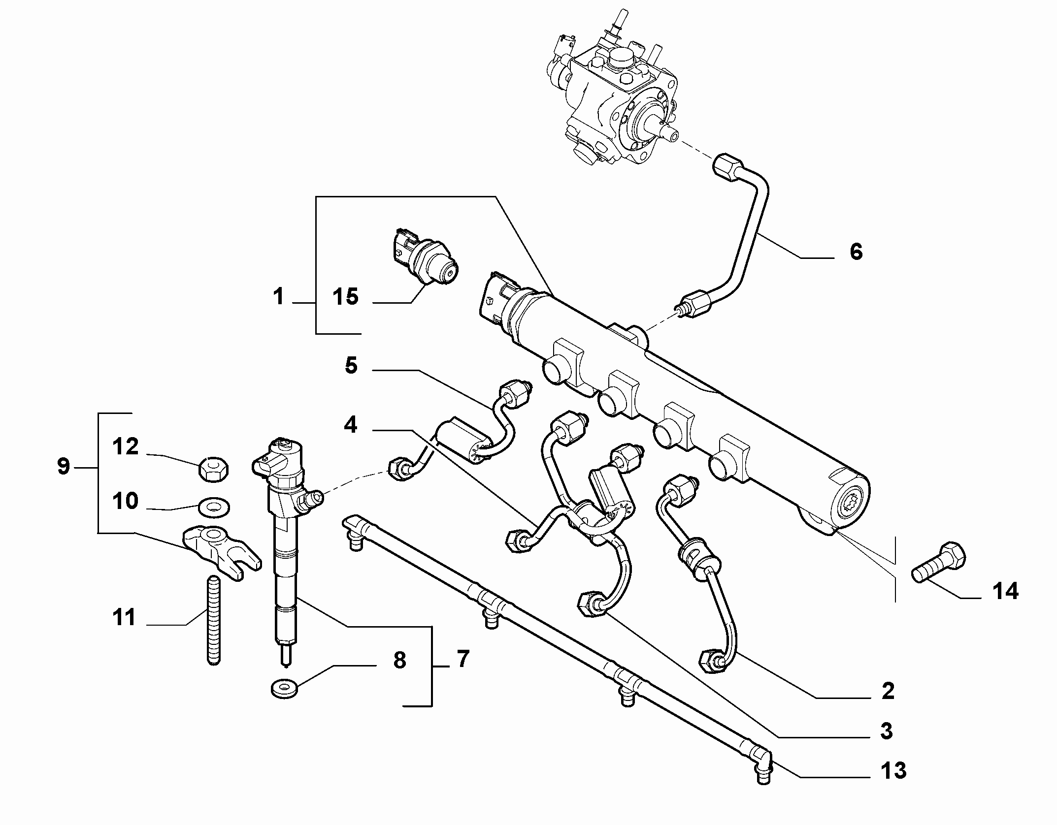 10226-020 HYDRAULIC COUNTER AND INJECTORS