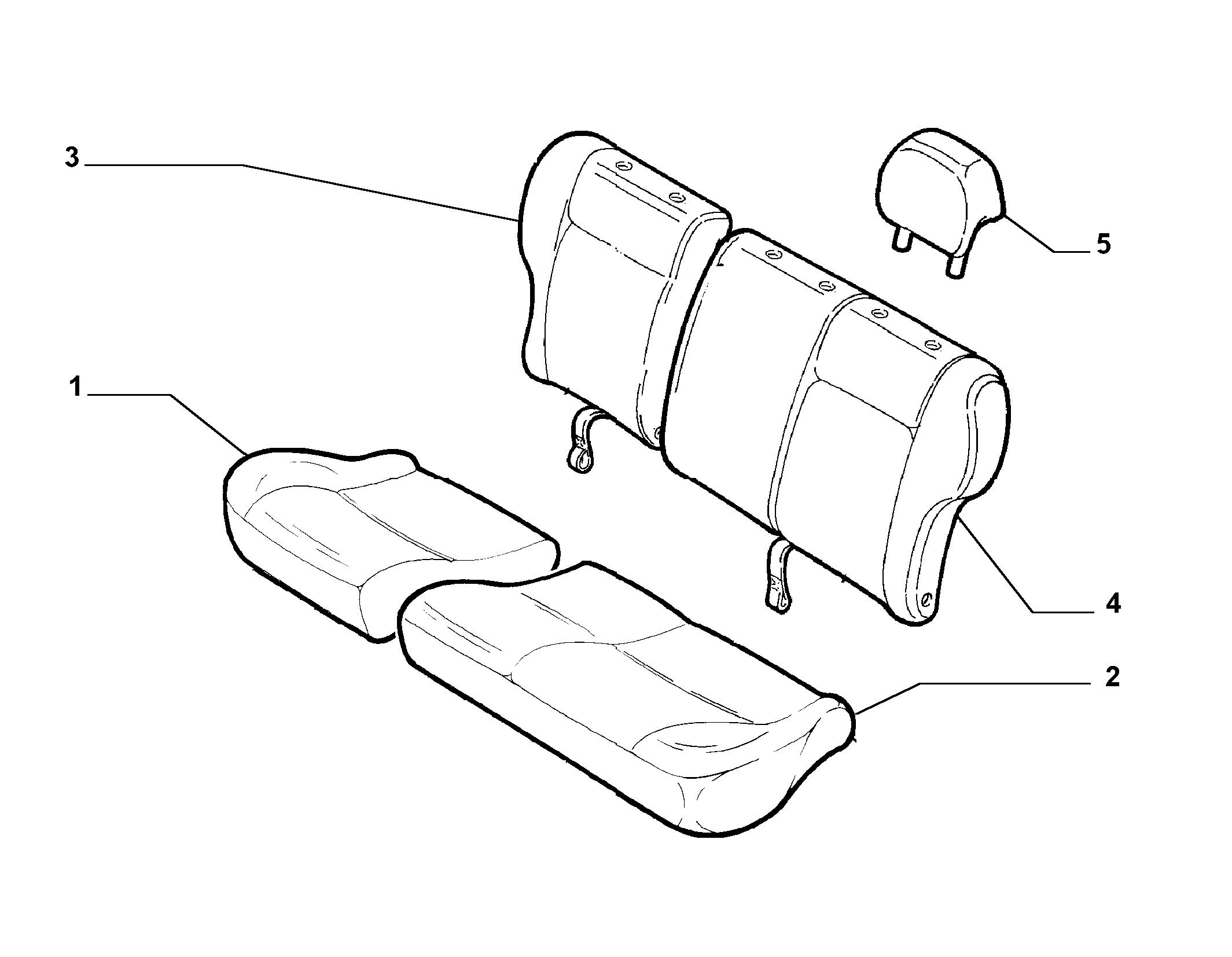 70615/07 REAR SEAT LINING