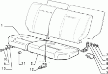 70613/01 REAR SEAT