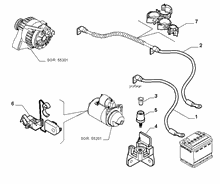 55300-040 BATTERY HARNESS