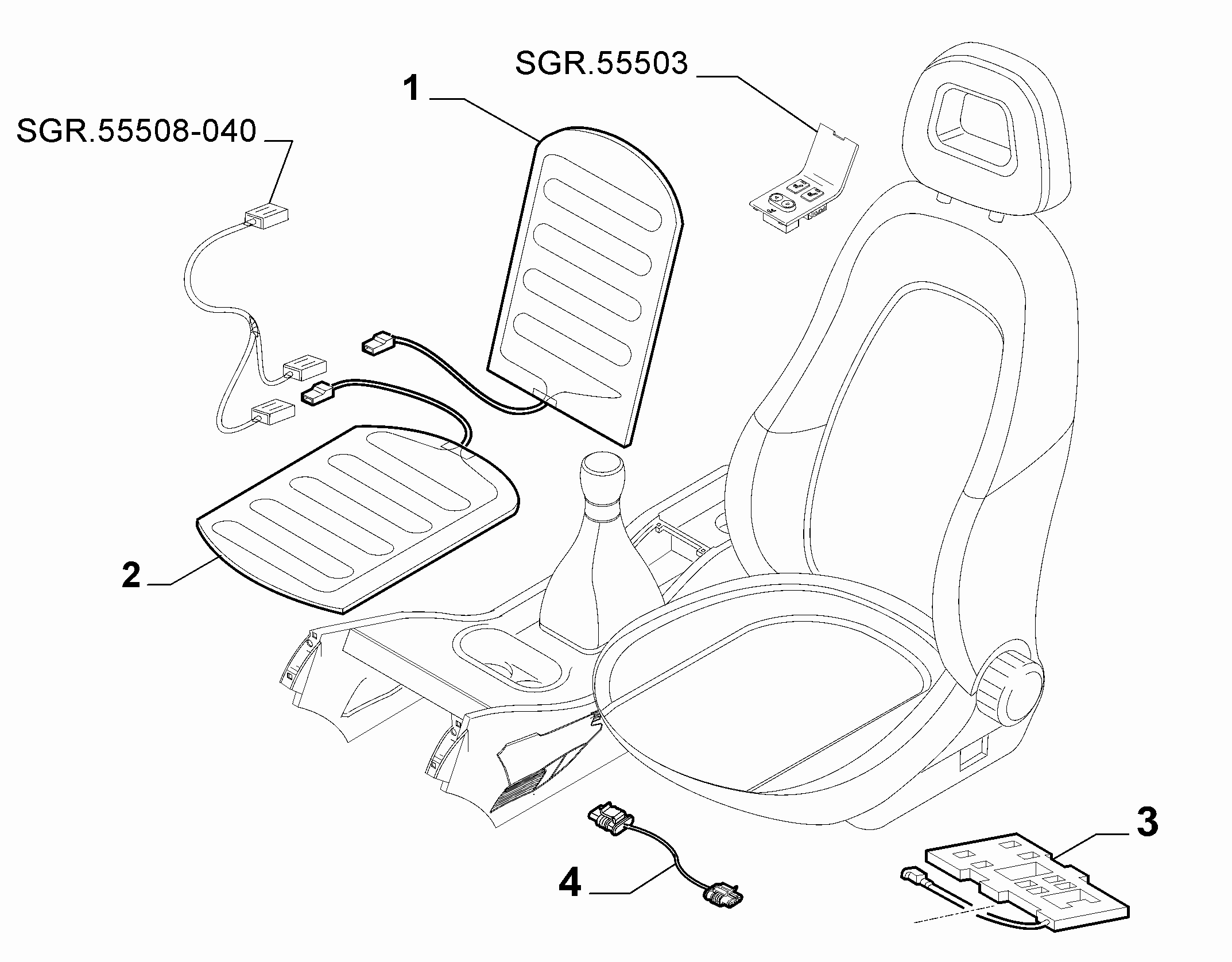 70601-040 ELECTRIC FRONT SEAT DEVICES