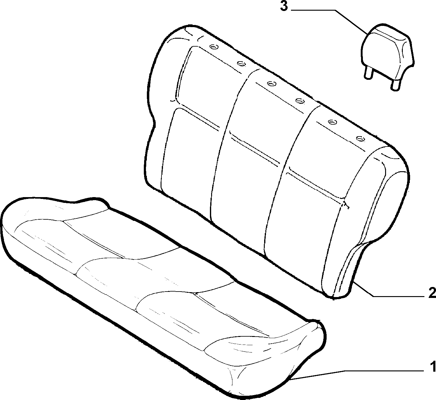 70615/01 REAR SEAT LINING