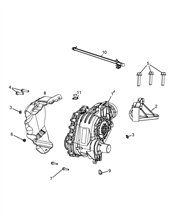 27403-010 FRONT AXLE AND POWER TAKE-OFF