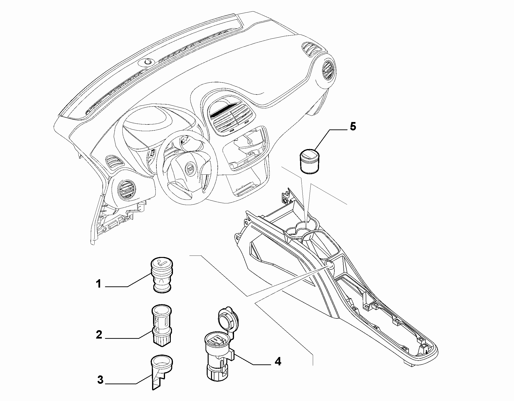 70504-030 ASHTRAY AND ACCESSORIES