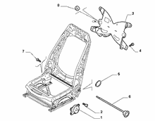 70601-030 FRONT SEAT ADJUSTMENT DEVICES