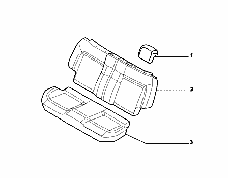 70615/01 REAR SEAT LINING