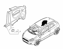 70524-010 REAR SIDE COVERING