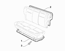 70613-020 REAR SEAT FRAME
