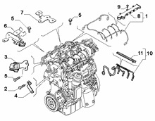 10226-040 ENGINE HARNESS AND SUPPORTS