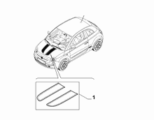 70715-020 TRIM STICKERS