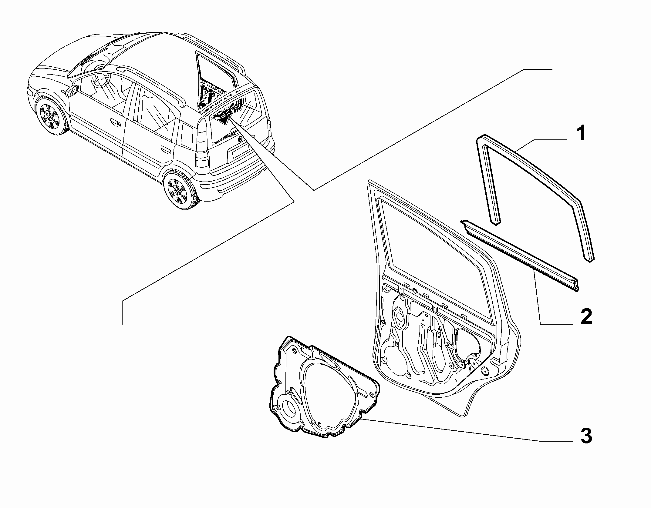 70136-070 REAR DOOR TRIM