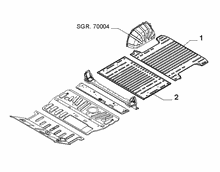 70006-020 REAR FLOOR PANEL