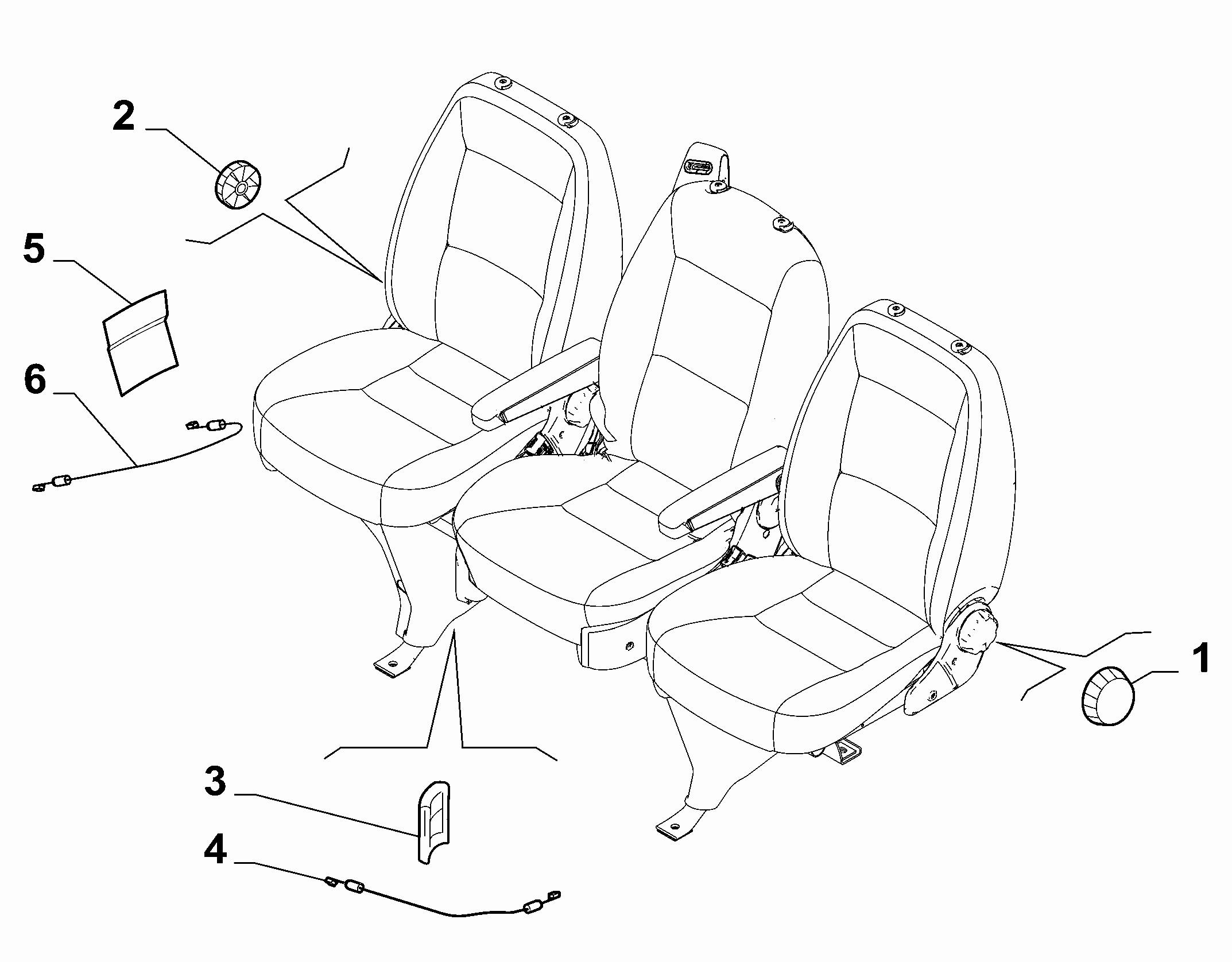 70613-030 REAR SEAT ADJUSTMENT DEVICE