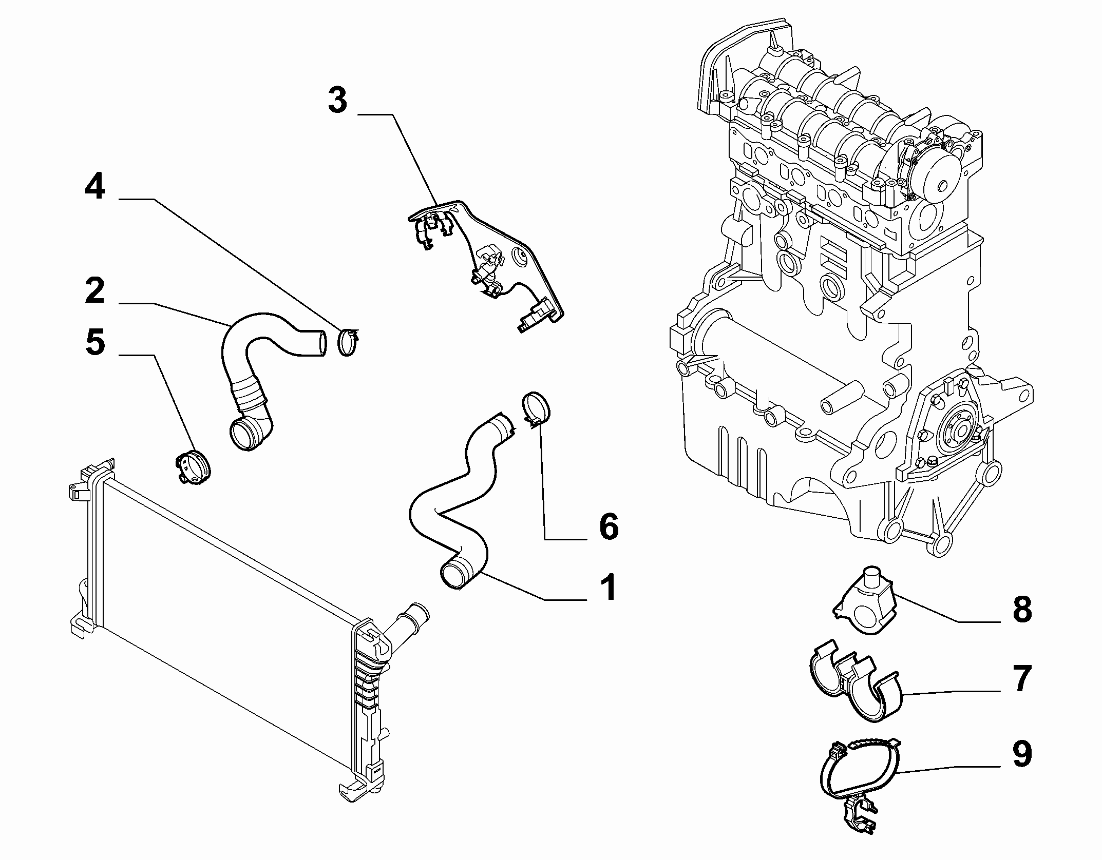 10401-030 RADIATOR PIPING