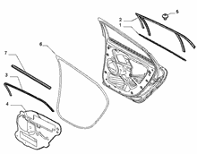 70136-070 REAR DOOR TRIM