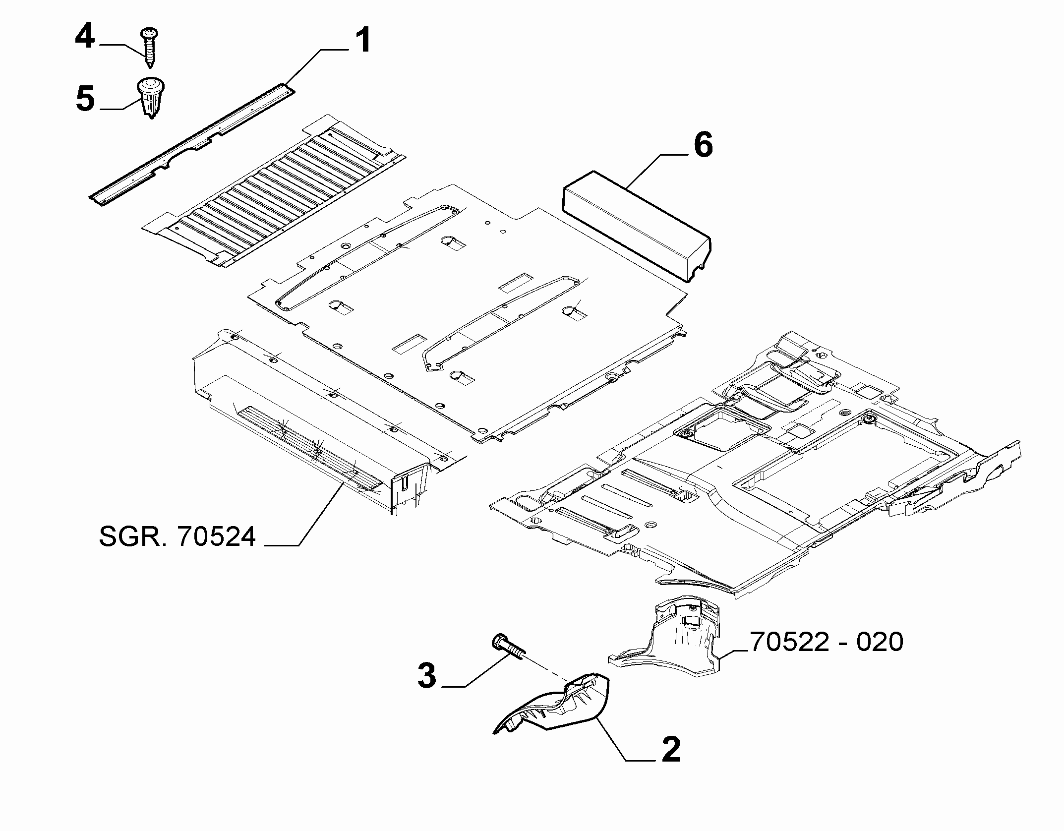 70523-050 SILL BOARD