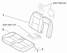 70606-012 PASSENGER SEAT COVERS
