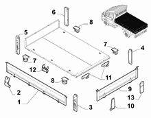 70021-030 SIDE PANELS FOR COMMERCIAL VEHICLES