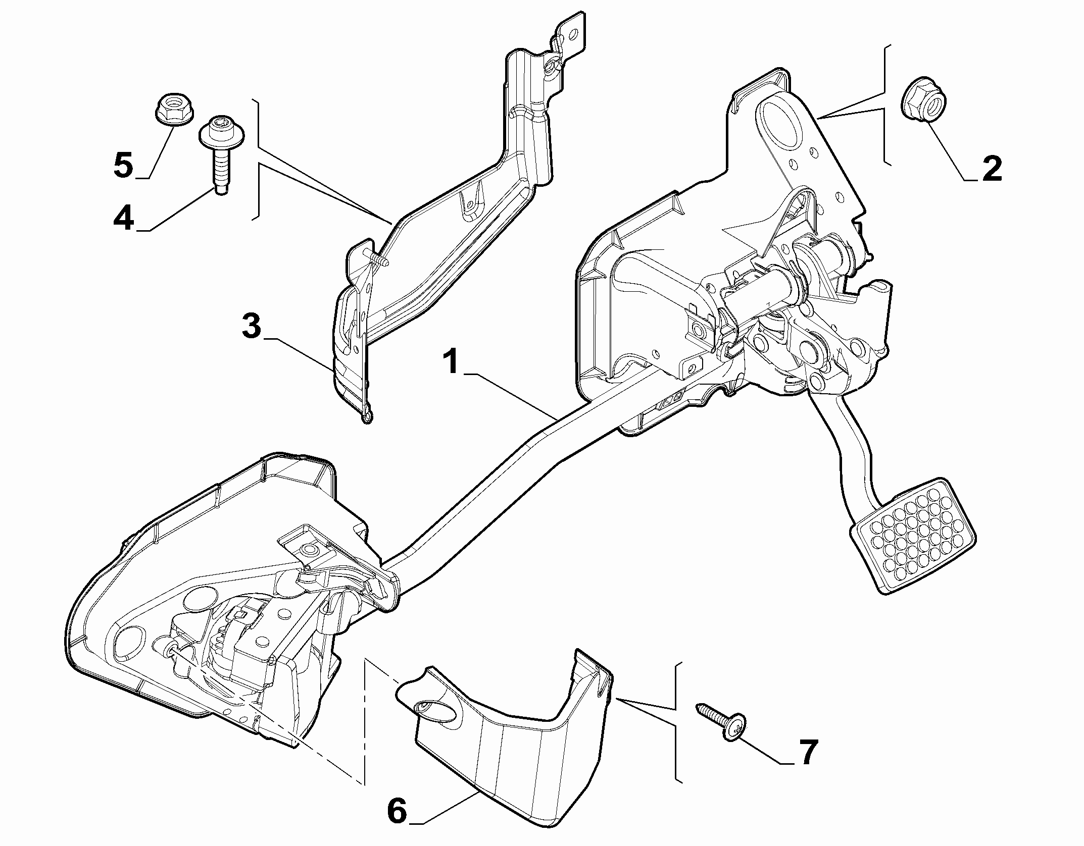33101-010 RUDDER BAR