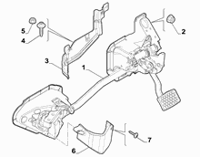 33101-010 RUDDER BAR