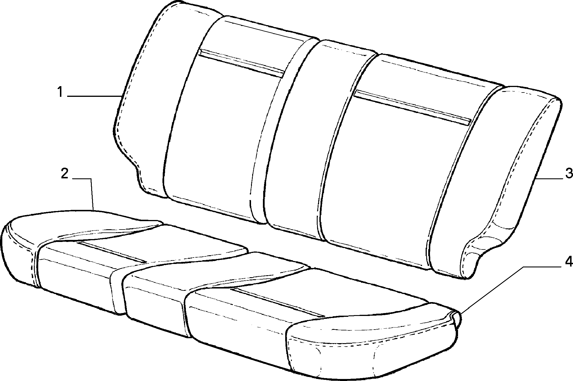 70615/04 REAR SEAT LINING