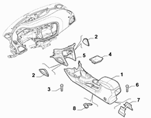 70504-010 SHAFT TUNNEL CONSOLE