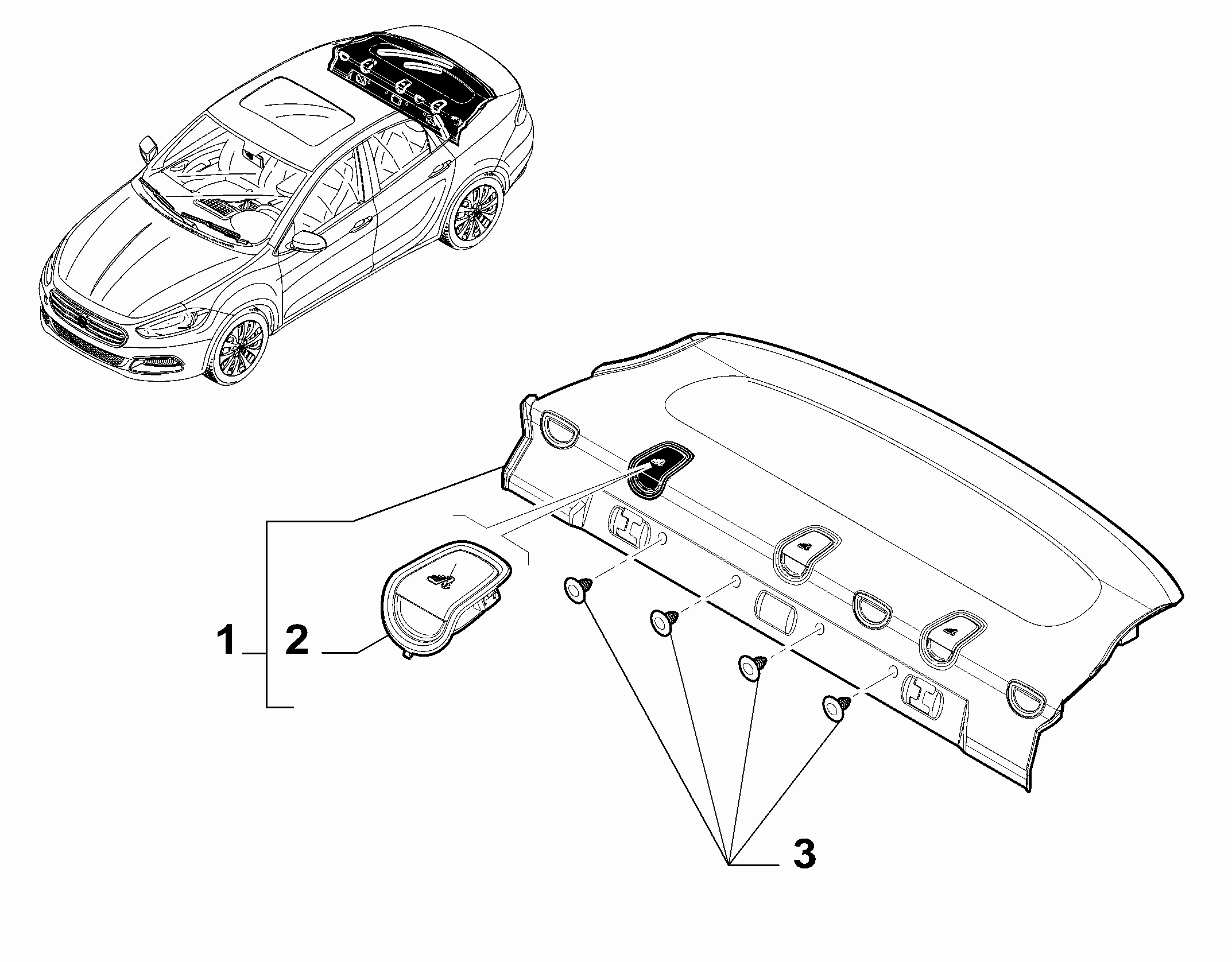 70523-070 PARCEL SHELF