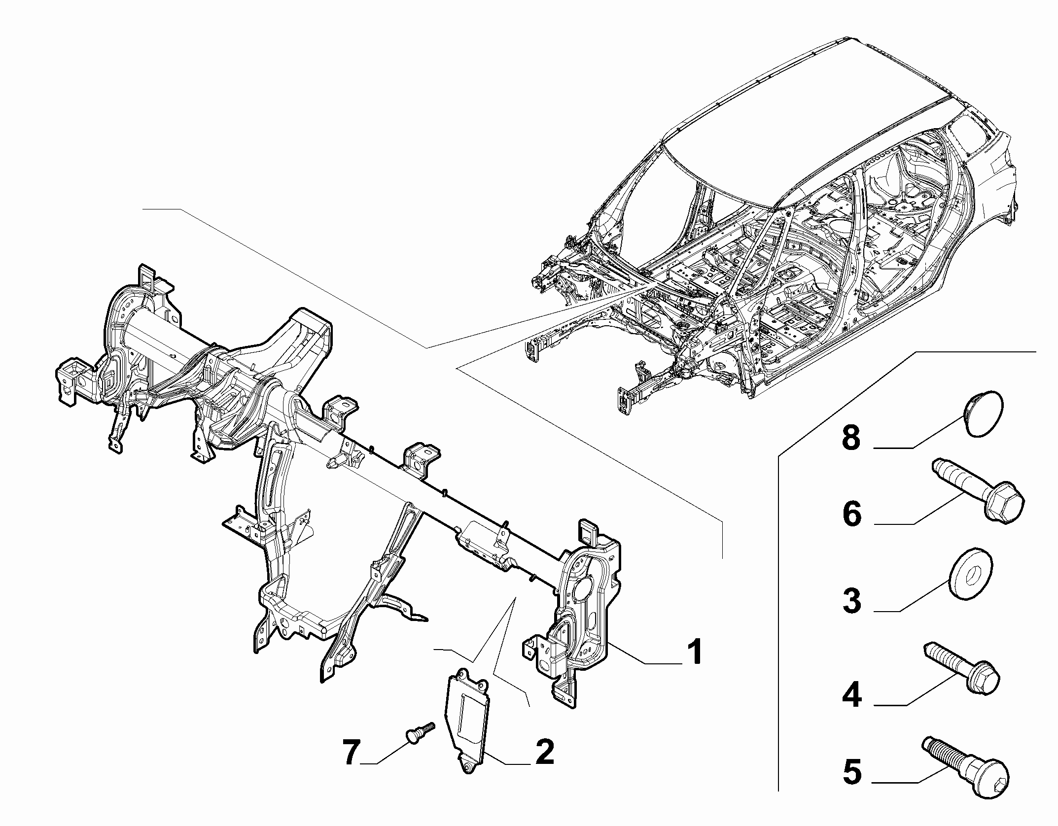 70002-050 DASHBOARD CROSSRAIL