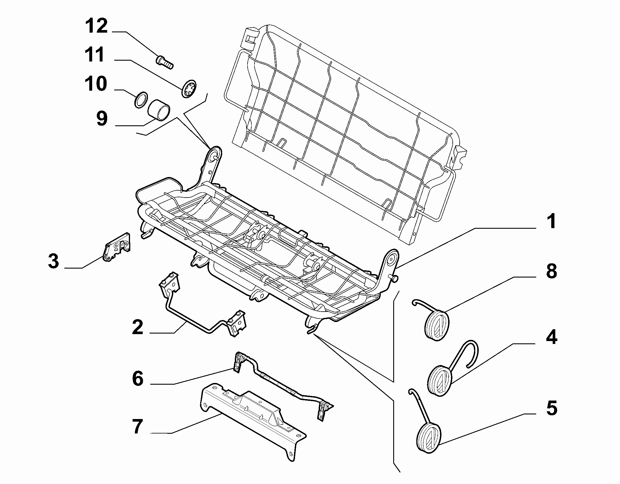 70613/00 REAR SEAT