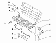 70613/00 REAR SEAT