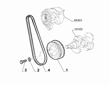 10115-010 BELTS AND PULLEYS